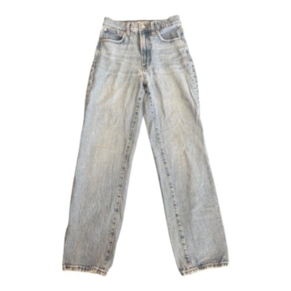 Madewell The Perfect Vintage Straight Jean Light Wash High Rise Size 25